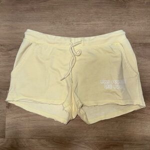 Pale Yellow Shorts